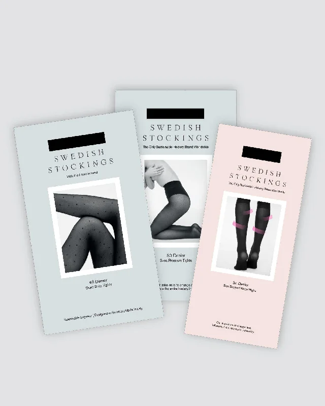 Low Price Favourites Bundle: Doris & Svea Tights, Bea Knee-highs
