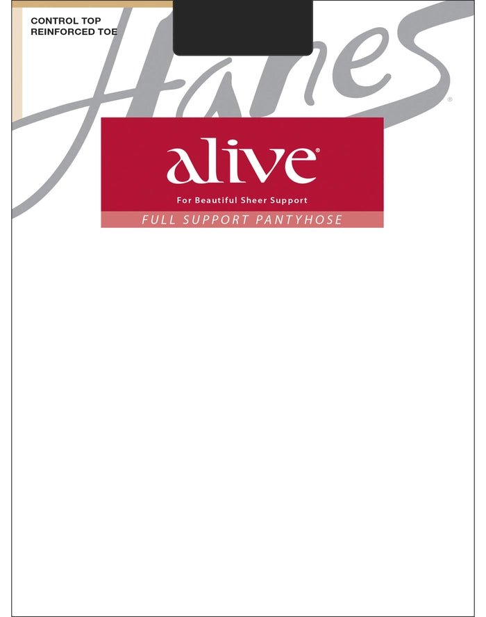 Weekend Deals That Sparkle HANES ALIVE FULL SUPPORT CONTROL TOP REINFORCED TOE #810