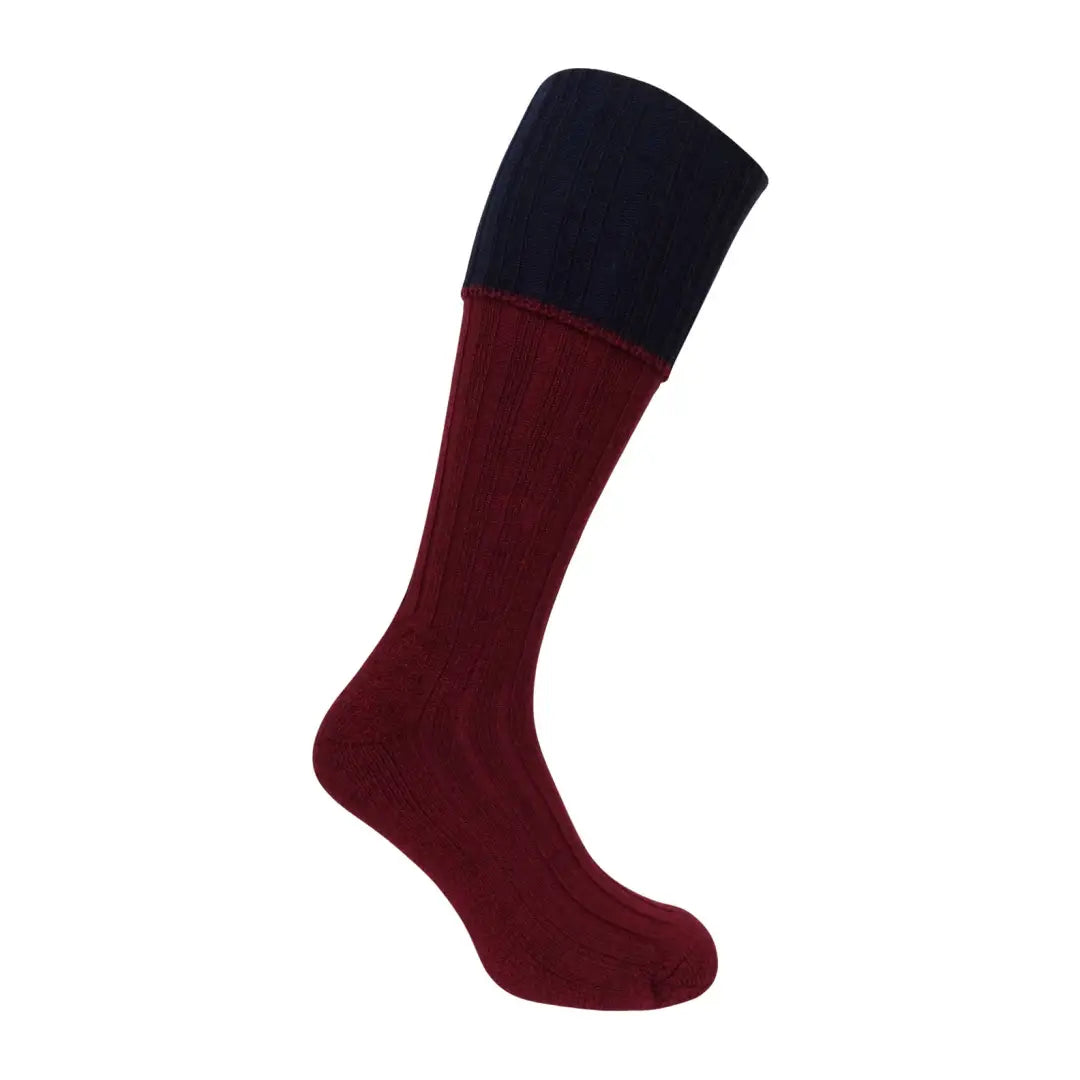 Daily Special Hoggs of Fife 1901 Contrast Turnover Top Shooting Socks