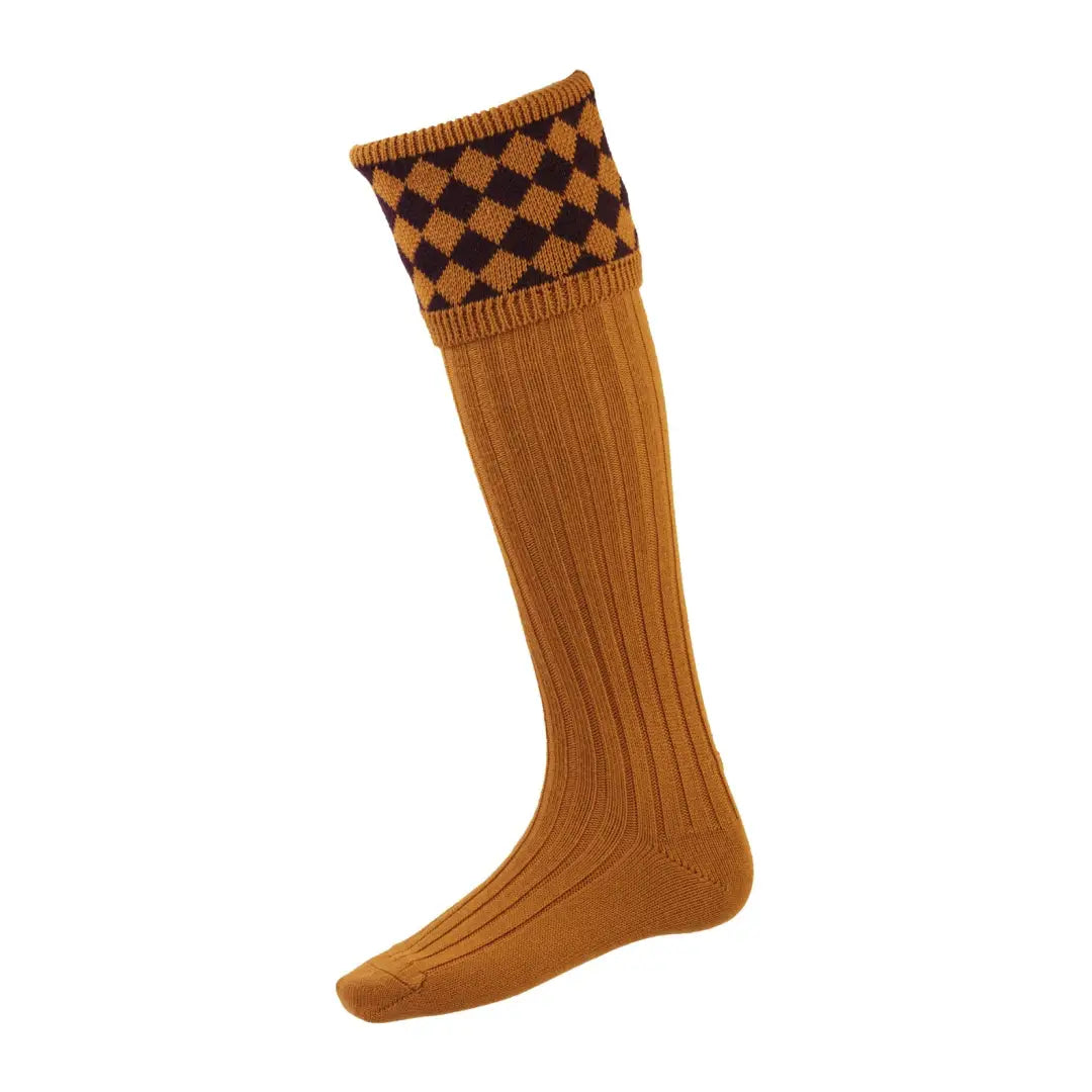 Lowest Price House of Cheviot Chessboard Socks