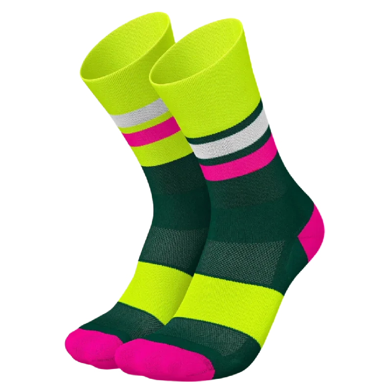 Celebrate the Weekend with Discounts Incylence - Ultralight Tracks Long Sock - Petrol Canary Celebrate the Weekend with Discounts Incylence - Ultralight Tracks Long Sock - Petrol Canary