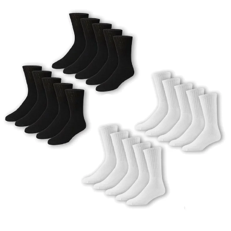 Weekend Discounts You Deserve Jobsite 10-Pair Comfort Top Full Cushion Reinforced Foot Men's Crew Socks Weekend Discounts You Deserve Jobsite 10-Pair Comfort Top Full Cushion Reinforced Foot Men's Crew Socks