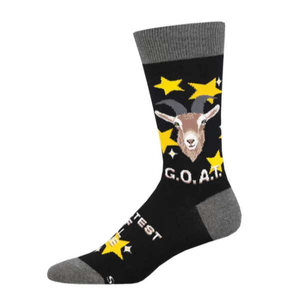 Shop and Save GOAT Men's King Size Crew Socks