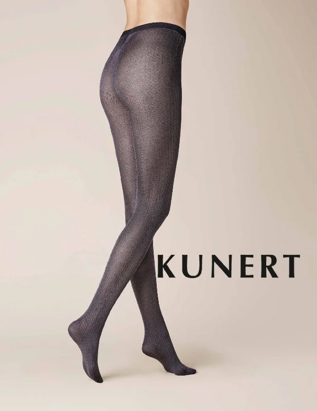 Value Pack Kunert Zig Zag Tights Aubergine 374510