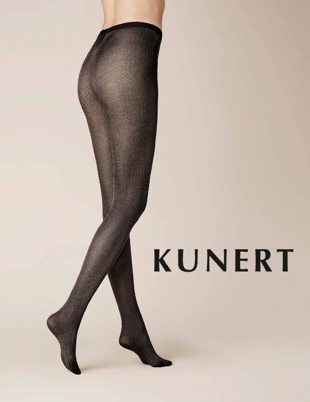 Great Deal Kunert Zig Zag Tights Black 374510