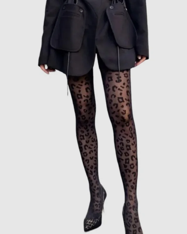 Unbeatable Prices Leopard Print Tights