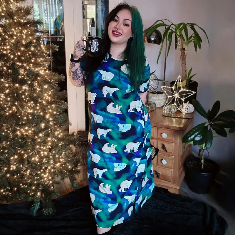 Deal of the Day Long Nightdress - Polar Bears