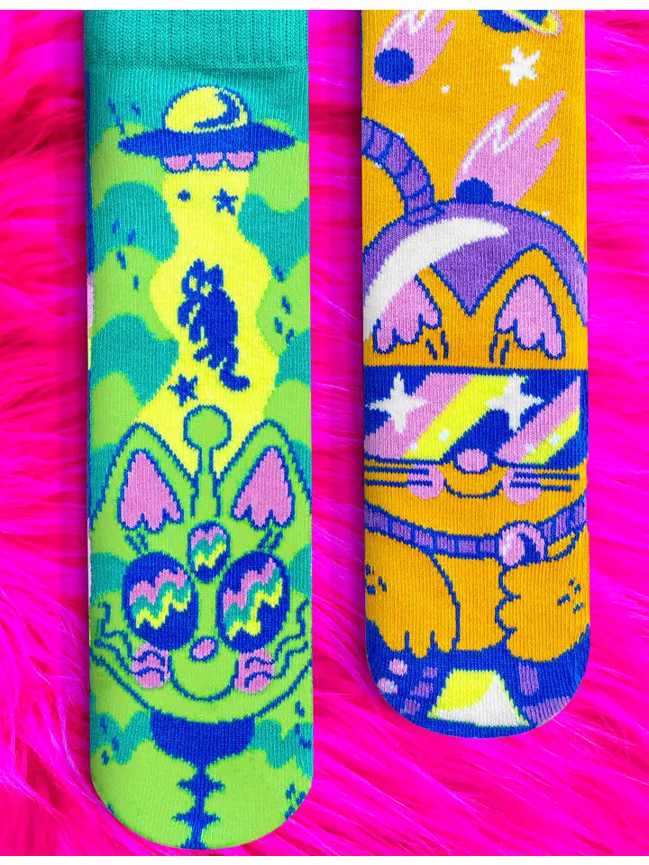 Bargain Alert Lunar and Tick | Kids Socks | Mismatched Fun Socks