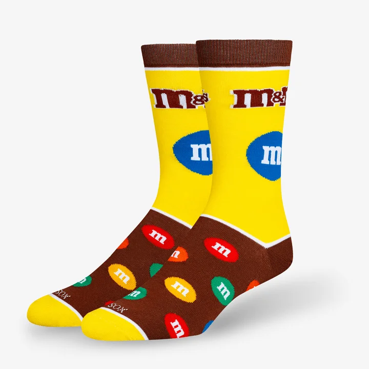 Limited Offer M&M's Men's Crew Socks