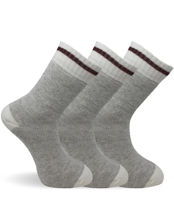 Special Buy Men’s Light Grey Cabin Thermal Socks-Pack of 3 pairs
