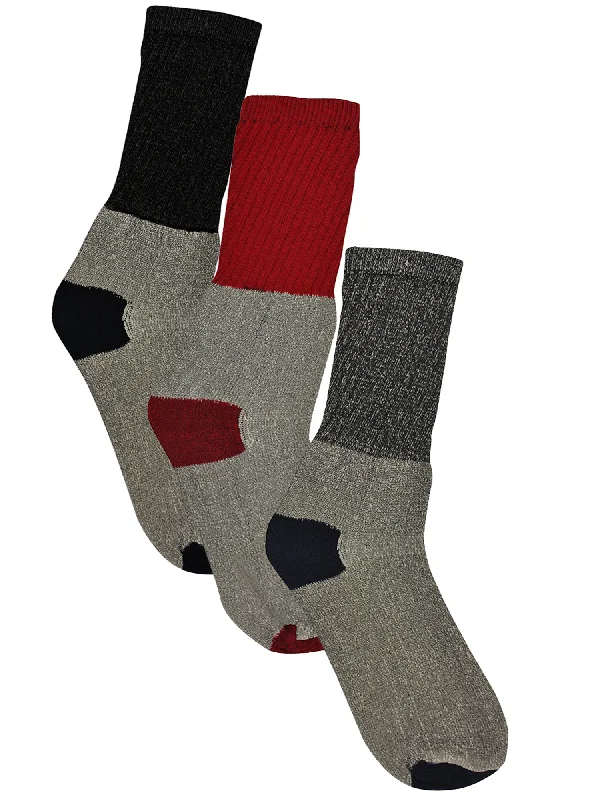 Weekend Savings Extravaganza Mens 3-Pack Thermal Crew Socks