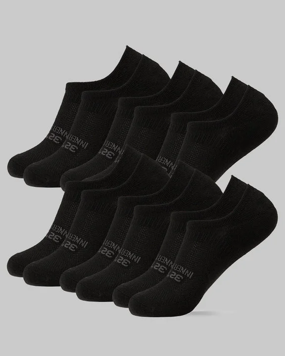 Amazing Value MEN'S 6-PACK COOL COMFORT NO SHOW SOCKS