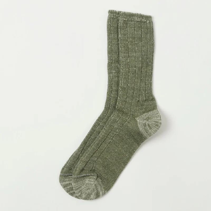 Major Deal Merz b. Schwanen W72 Merino Wool Socks - Army Melange