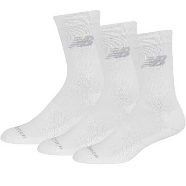 Take Advantage New Balance Unisex Performance Sock White