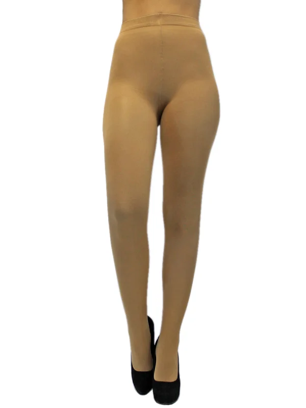 Final Clearance Nude Beige Opaque Stretchy Pantyhose Tights