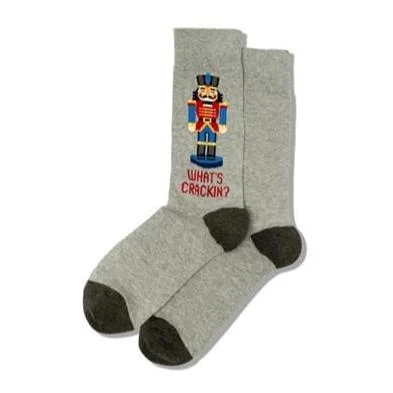 Weekend Discounts You Deserve What's Crackin? Men's Crew Socks
