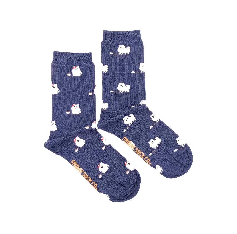 Weekend Shopping Bliss Pomeranian Mismatched Socks