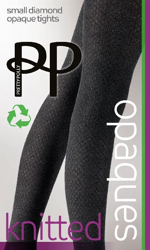 Weekend Deals That Dazzle Pretty Polly Small Diamond Knitted Opaque Tights