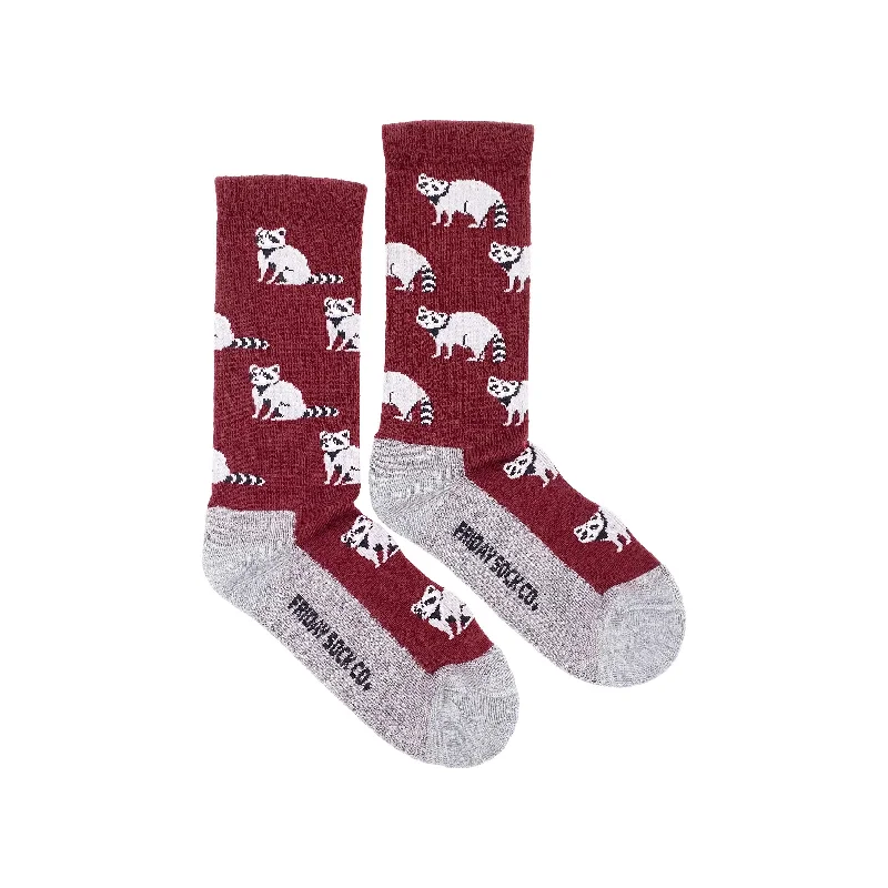 Bargain Alert Raccoon Merino Wool Socks