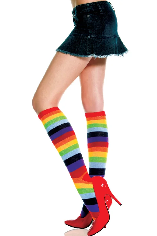 Unmissable Offer Rainbow Knee Highs