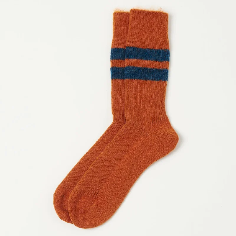 Weekend Specials to Cherish RoToTo Brushed Mohair Sock - Orange