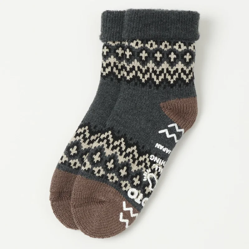 Buy Today RoToTo Nordic Comfy Room Sock - Charcoal