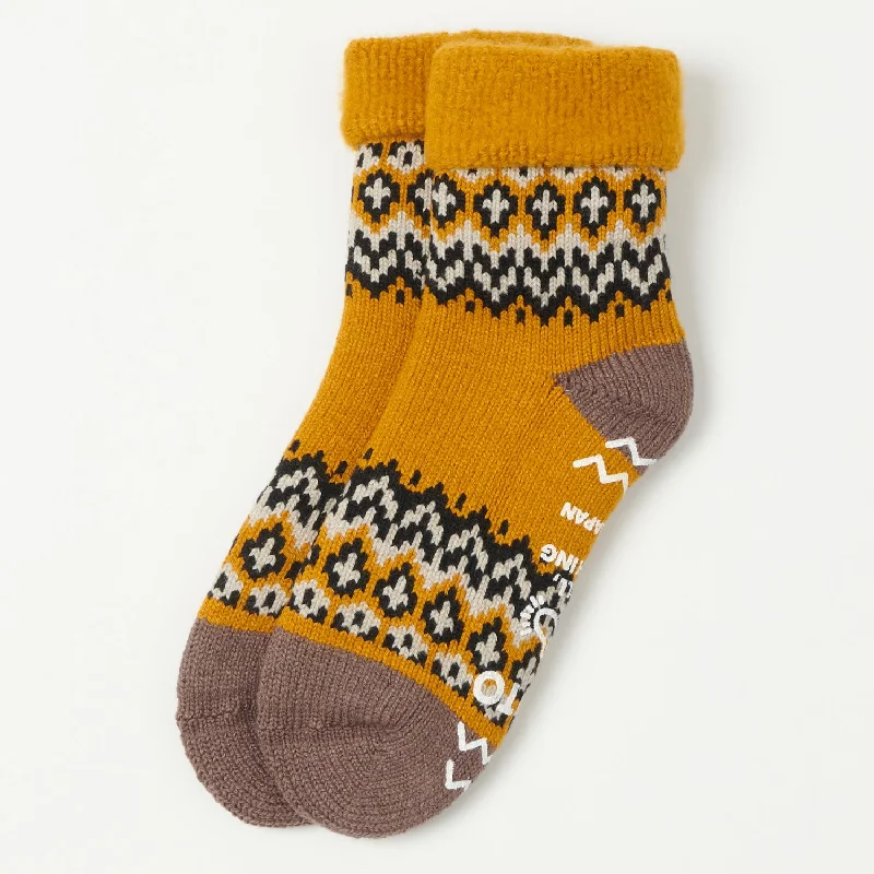 Weekend Specials to Delight RoToTo Nordic Comfy Room Sock - Yellow