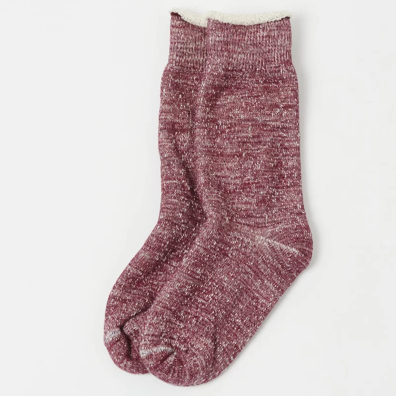 Weekend Price Cuts Galore RoToTo Double Face Crew Sock - Grape