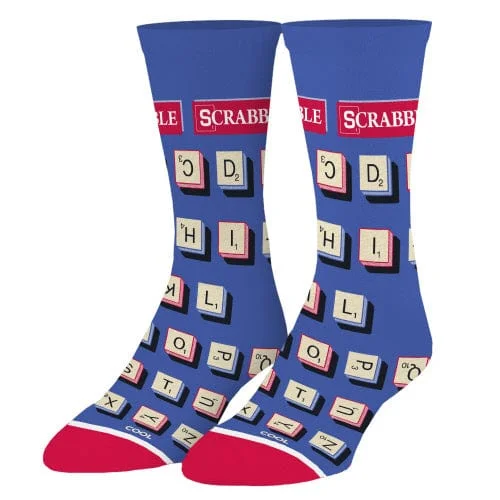 Weekend Savings Spectacular Scrabble Letters Men's Crew Socks