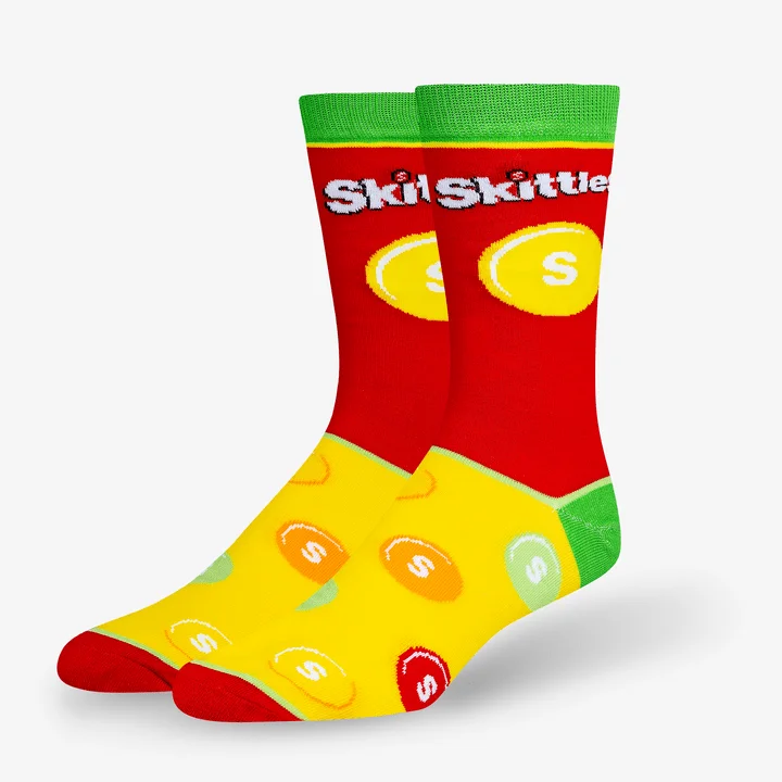 Huge Savings Skittles Men's Crew Socks