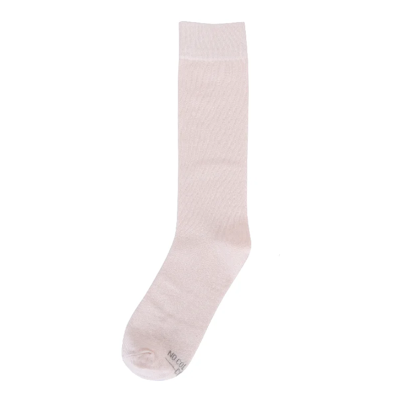 Weekend Sale: Don't Miss Out Solid Pale Pink Socks
