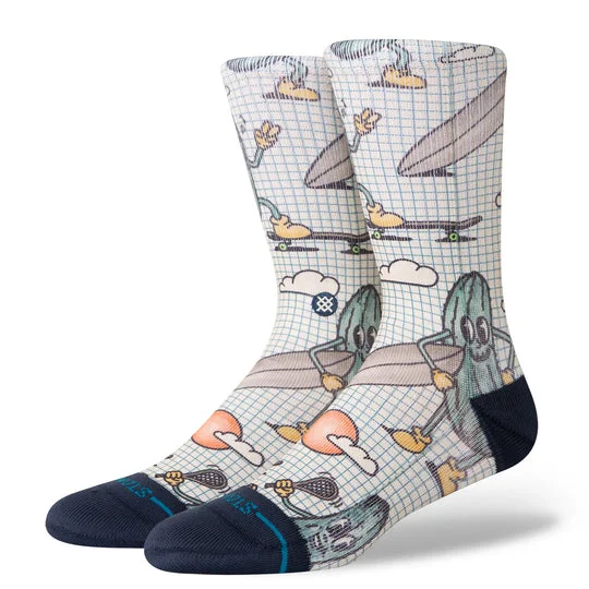 Weekend Offers That Dazzle Stance "Feeling Pickled" Polyester Blend Crew Socks