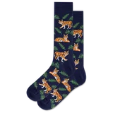Best Seller "Tigers" Crew Socks by Hot Sox - Large