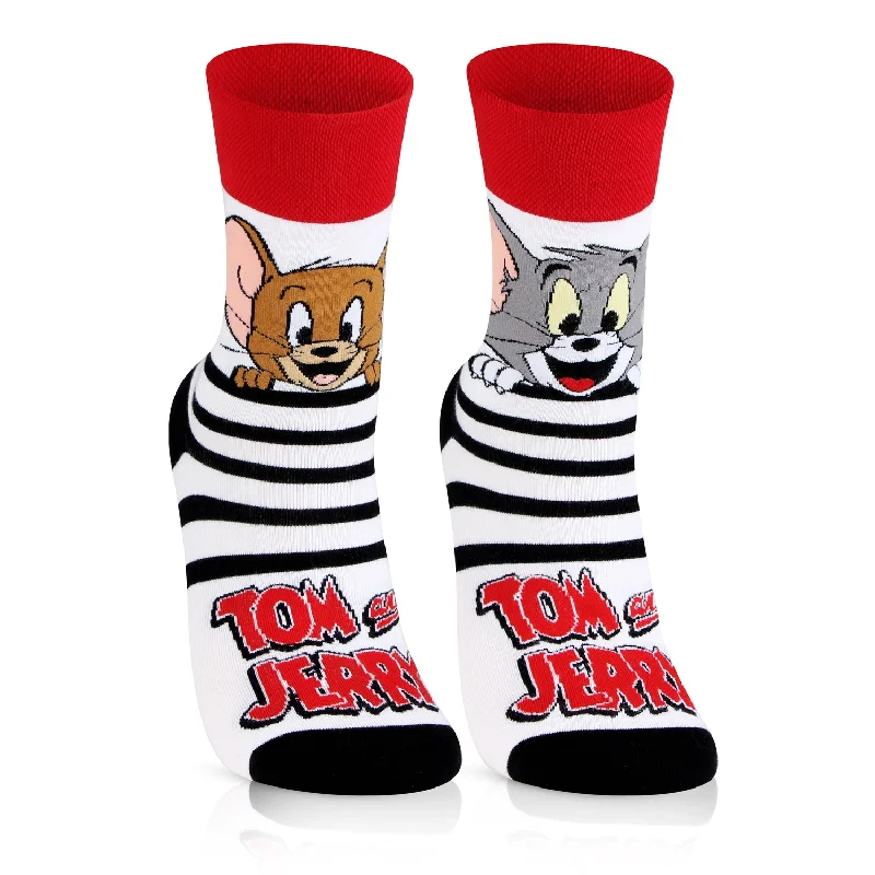 Weekend Offers That Shine Tom & Jerry Crew length Unisex Cotton Socks