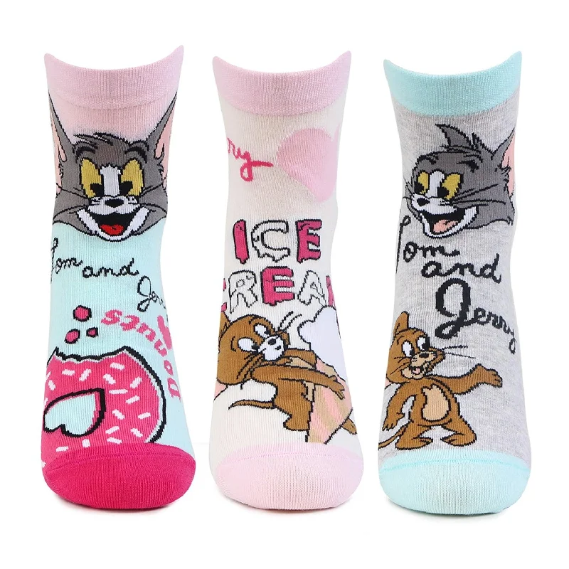 Weekend Deals That Wow Tom & Jerry Socks for Women - Pack of 3
