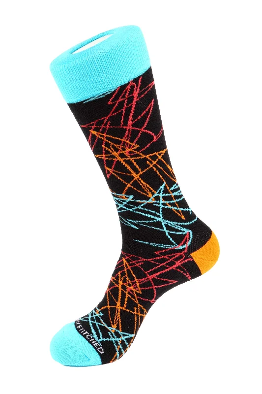 New Arrival Scribble Sock