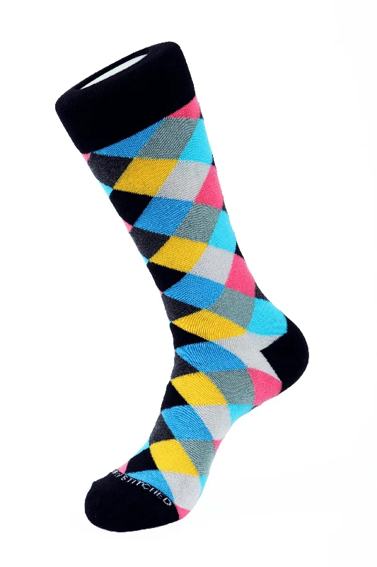 Dark Blue White Pink