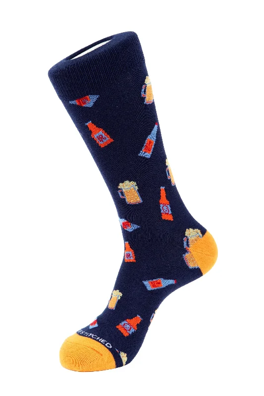 Can't Beat Beer Crew Sock