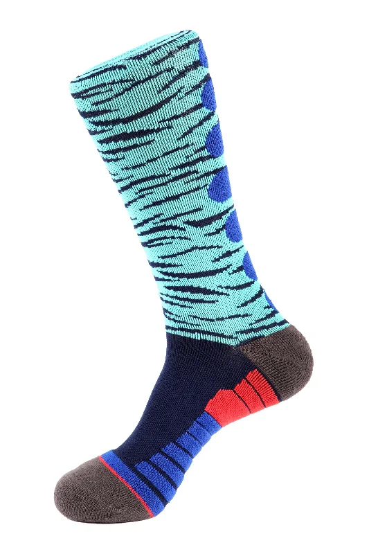 Closeout Deal Tiger Stripe Athletic Socks
