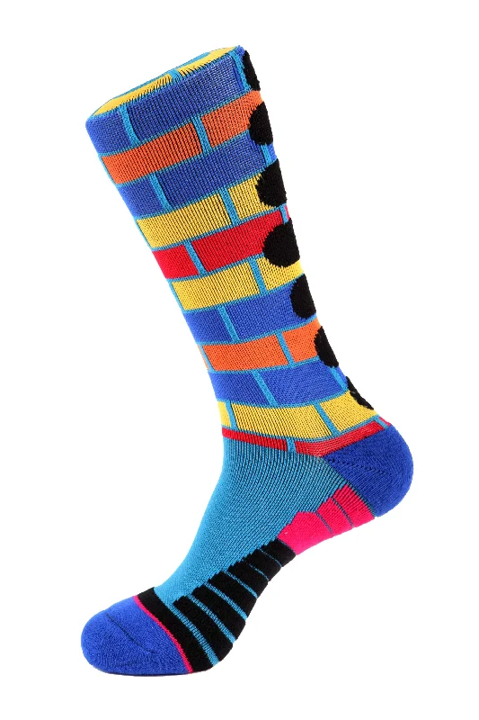 Instant Savings Brick Stripe Athletic Socks