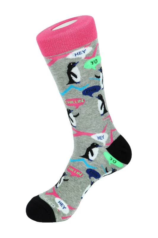 Heather Grey Pink Black White Lime