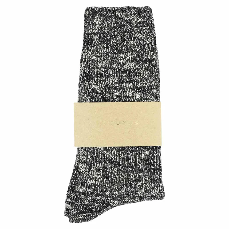 Weekend Specials to Celebrate Women Melange Socks Black