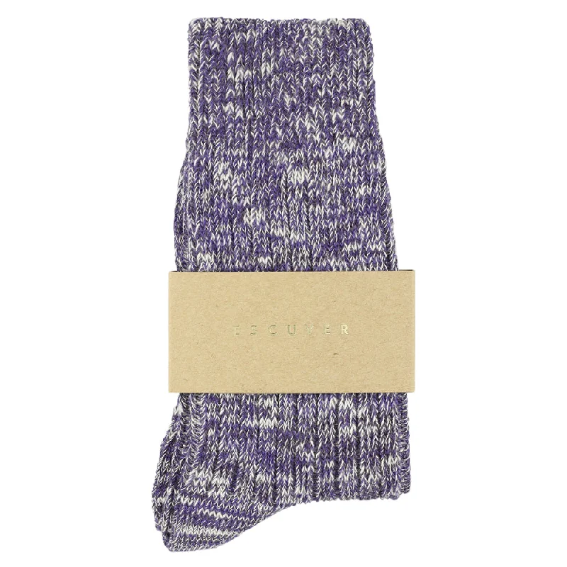 Weekend Savings Galore Women Melange Socks Bright Purple