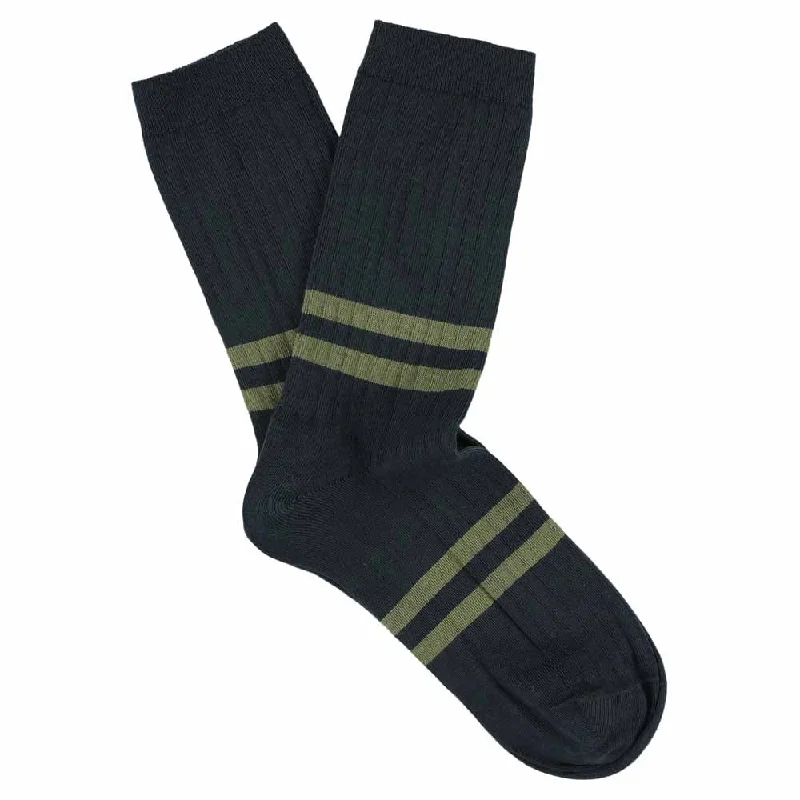 Act Now Women Stripes Blue / Olive
