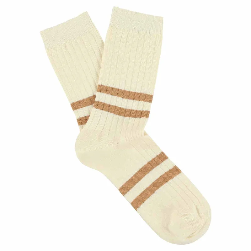 Limited Supply Women Stripes Ecru / Pink