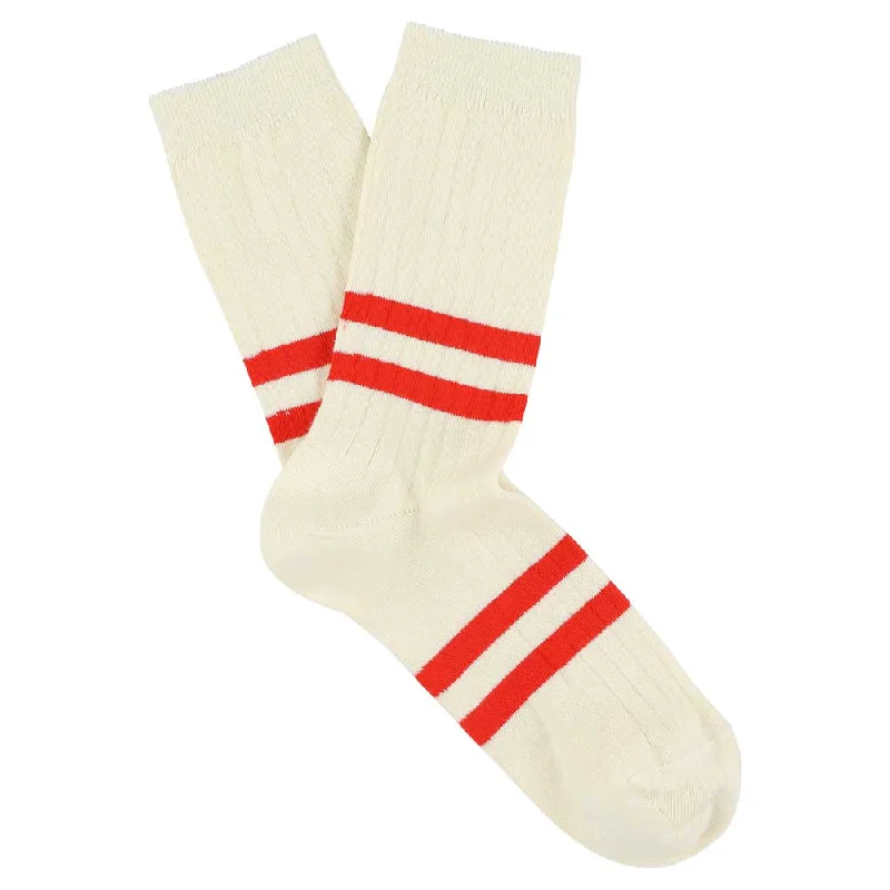 Mega Discount Women Stripes Ecru / Vintage Orange