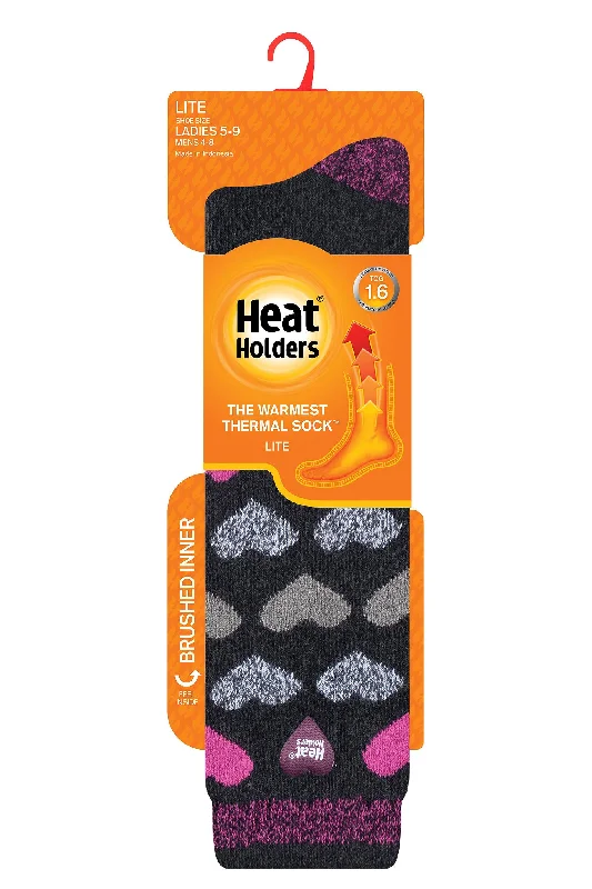 Massive Savings Women's LITE™ Jacquard Hearts Long Socks