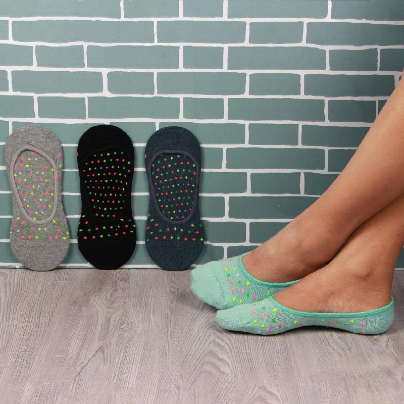 Weekend Offers That Tempt Women Multicolored Cotton Loafer Socks- Pack of 4