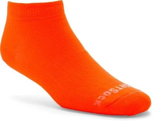 Early Access WrightSock Coolmesh II Double Layer Sock Low Cut, Neon Orange, Small