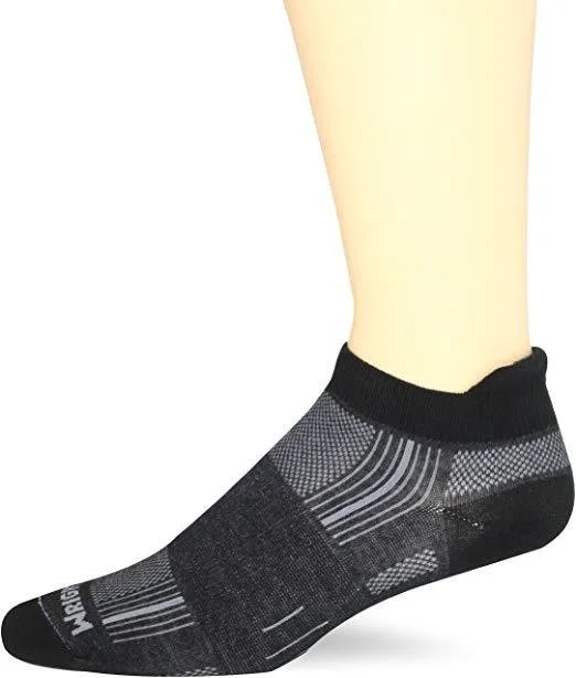 Weekend Specials You Can't Miss WrightSock Stride Socks with Tab, Black, Small